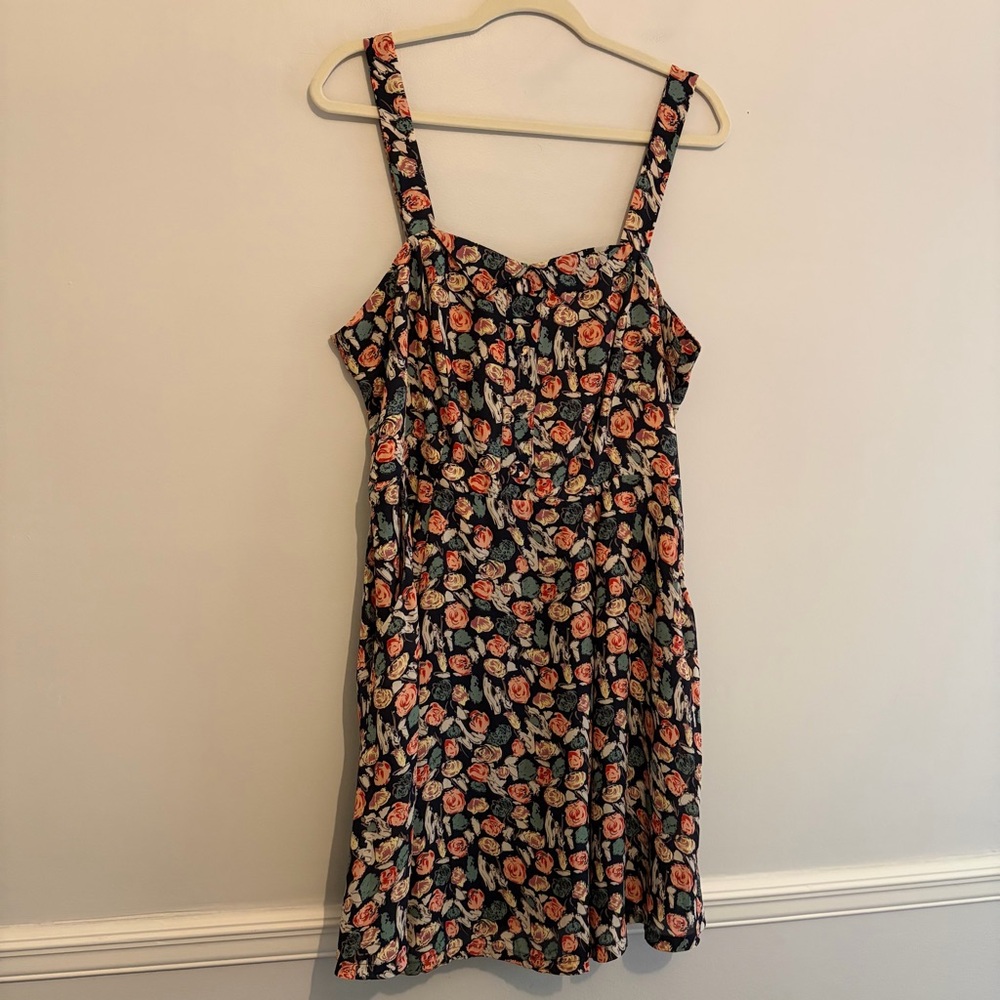 Forever 21 Floral Pocket dress Sz 1x 14 16